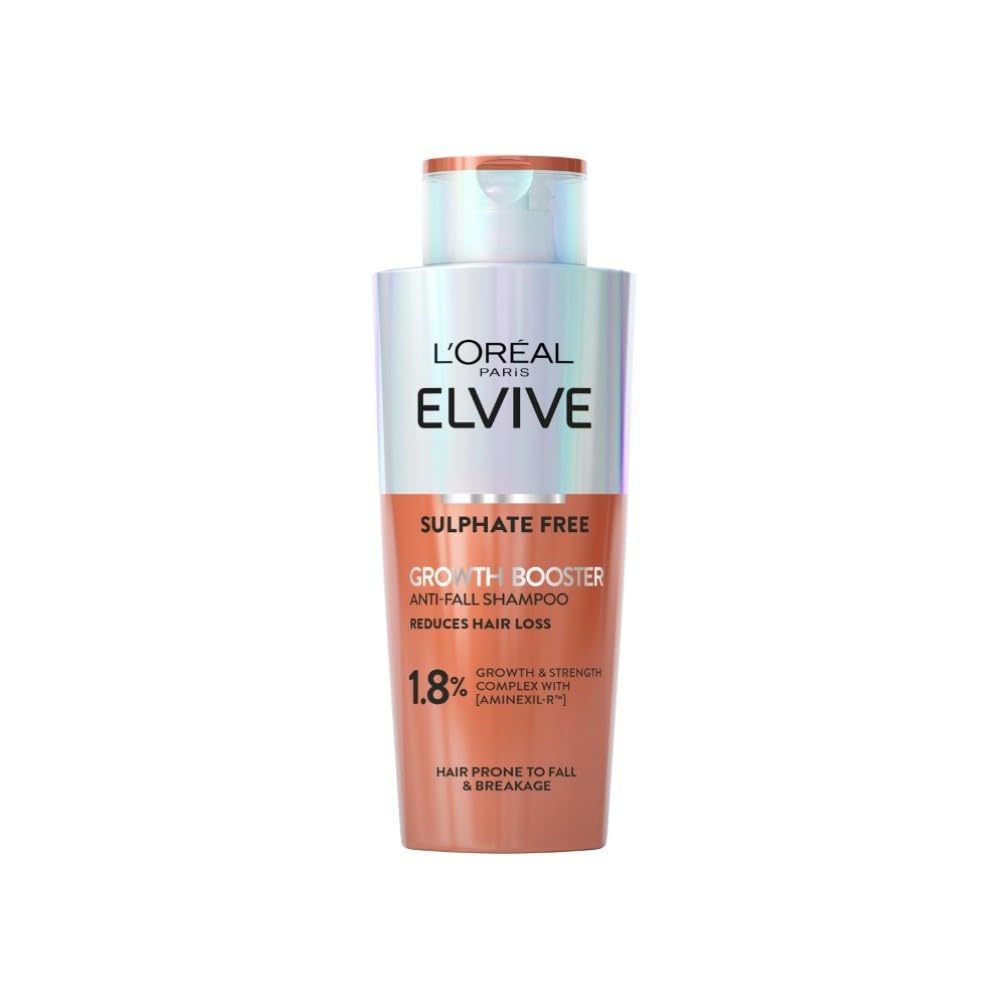 L'Oreal Paris Elvive Growth Booster Shampoo with Aminexil Niacinamide 200ml