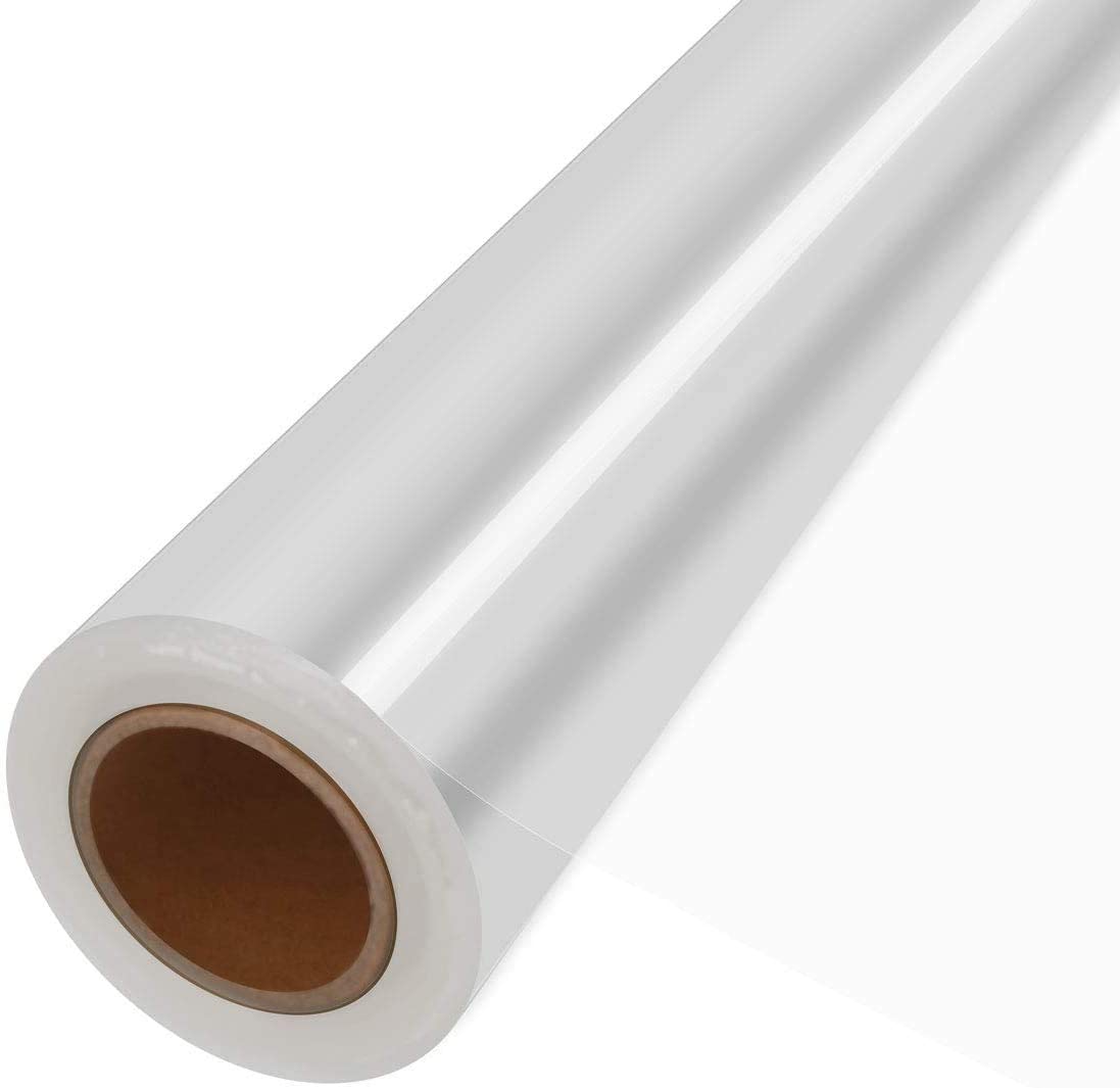 100 ft Clear Cellophane Wrap Roll (100 ft x 31.5 in) - 3 Mil Thicken Cellophane 
