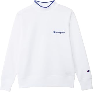 [チャンピオン] 長袖 丸首 遮熱 UVカット 速乾 刺繍 LONG SLEEVE MOCK NECK SHIRT TECH WEAVE(R)