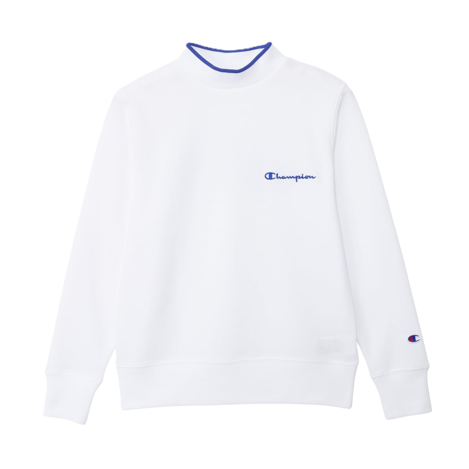 [チャンピオン] 長袖 丸首 遮熱 UVカット 速乾 刺繍 LONG SLEEVE MOCK NECK SHIRT TECH WEAVE(R)
