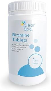 ClearSpa Bromine Tablets 1kg - Slow release, Suitable for Hot Tub, Spa and Swimming Pool Water Treatment