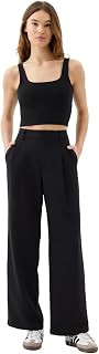 GAP Easy Trouser Pantaloni Casual, True Black V2, 0 Donna