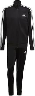 adidas Mens Primegreen Essentials 3-Stripes Suit Athletic Outerwear Casual - Black