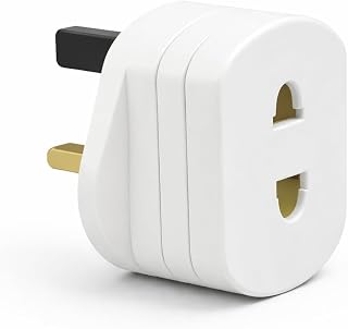 Toothbrush Adaptor Plug Electric Shaver Shaving adaptor 2 Pin Plug To 3 Pin Plug Shaver Adapter Plug Uk Power Adapter Shaver Plug 2 Pin Adapter Plug Uk For Shaving Razor (pack of 1)