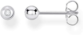 Thomas Sabo single stud earrings white stone 925 sterling silver H2130