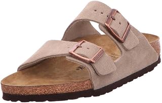 Birkenstock Arizona SFB Mules/Clogs Women Gold Mules Shoes