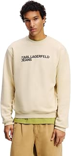 Karl Lagerfeld Jeans Men's Regular Essential Logo Sweatshirt