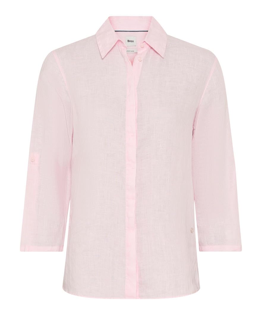 BRAX Women's Style Vicki Pure Linen Solid Blouse (Pack of 1)