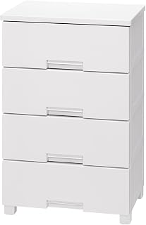天馬 チェスト 完成品 フィッツチェスト 4段 タンス 幅55×奥行41×高さ85cm 収納ケース 衣装ケース ホワイト 5504