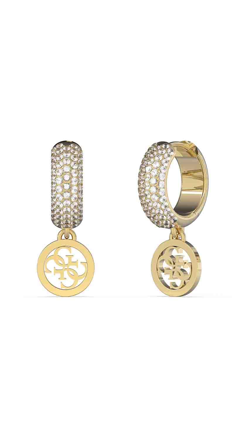 Guess Earrings Jewellery JUBE03301JWYGT-U Brand, One Size, Non-Precious Metals, 