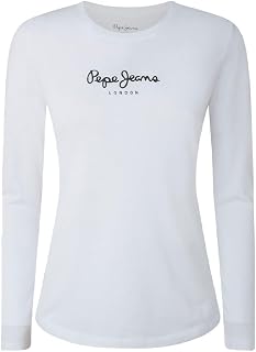 Pepe Jeans Women's New Virginia Ls N T-Shirt (Pack of 1)