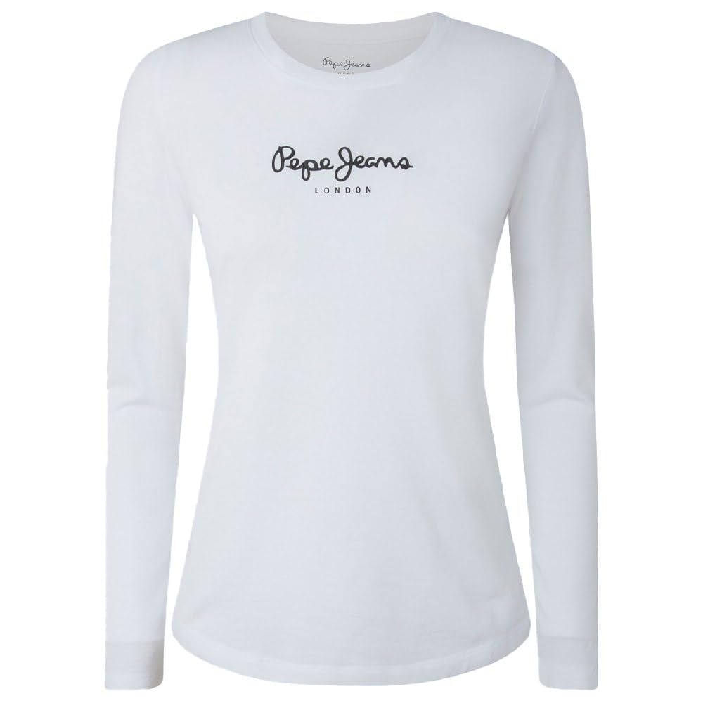 Pepe Jeans Women's New Virginia Ls N T-Shirt (Pack of 1)