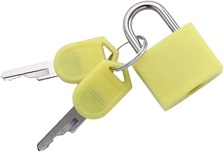 Mini Portable Drawer Lock, Multicolor Lightweight for Home Travel Privacy Protect Diary Decor (Yellow)