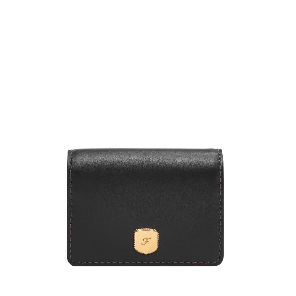 Fossil Lennox Leather or Polyester Wallet for Women, 10.16cmL×2.54cmW×8.89cmH, C
