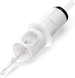 Tattoo Cartridge Needles with Membrane Safety 20PCS Professional Disposable 3 Round Liner for Tattoo Supplies (0.3mm/03RL) EN05C-20-1003RL