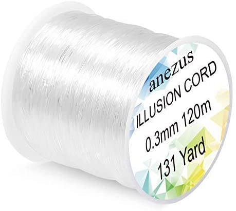 Anezus Fishing Wire for Hanging, Clear Fishing Line Invisible String Strong Mono