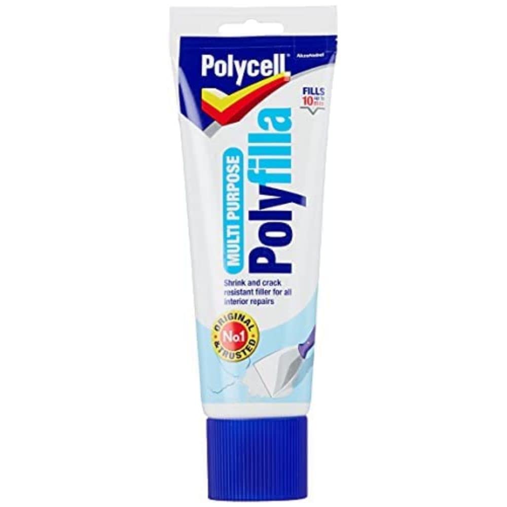 Polycell PLCMPP330GS Multi-Purpose Polyfilla Ready Mixed, 330 g , White, Packagi