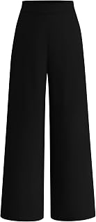 BTFBM Women High Waisted Wide Leg Pants Spring 2026 Business Casual Work Pants Loose Office Palazzo Trousers Pockets