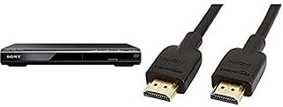 Sony DVD Player and AmazonBasics HDMI Cable