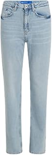 KARL LAGERFELD JEANS Women's High Rise Straight Denim with Slit