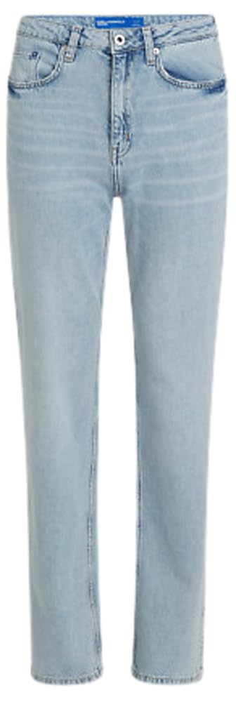 KARL LAGERFELD JEANS Women's High Rise Straight Denim with Slit