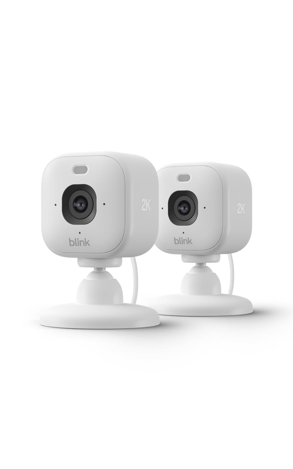 Blink Mini 2K+ (newest model) – Plug-in Home &amp; Pet Indoor Security Camera wi