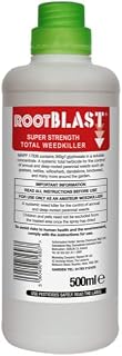 Rootblast | Super Strength Concentrated Total Weed Killer - Super Strength Glyphosate for Effective Weed Control - Kills Weeds down to the their roots (1 x 500ml), Packaging May Vary