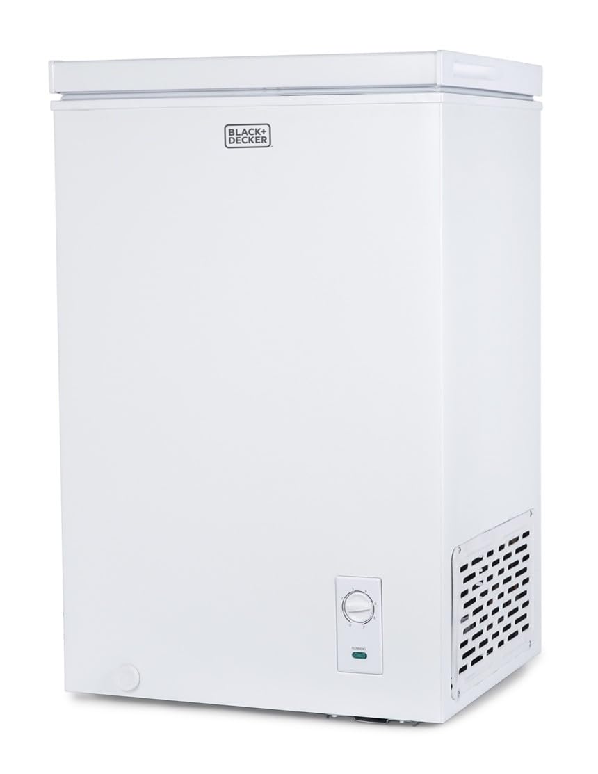 BLACK+DECKER 2.7 Cu. Ft. Compact Chest Freezer, BCFK276, White | Deep Freezer Ho