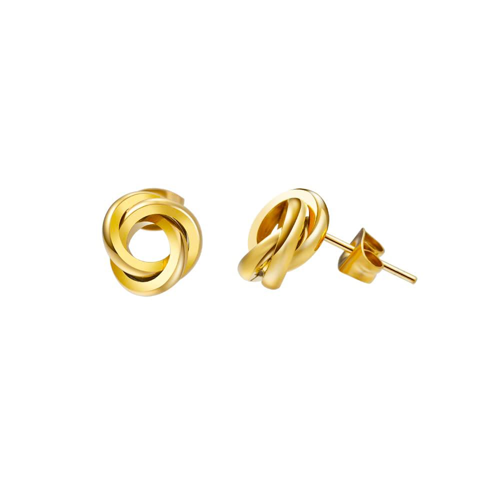 Love Knot Stud Earrings