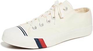 PRO-Keds Men's Royal Lo Lace-up Fashion Sneaker, White Canvas, 5.5, White Canvas, 5.5
