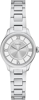 Fossil Women's Gilmore Quartz Watch with Three Hands Stainless Steel or Leather Strap