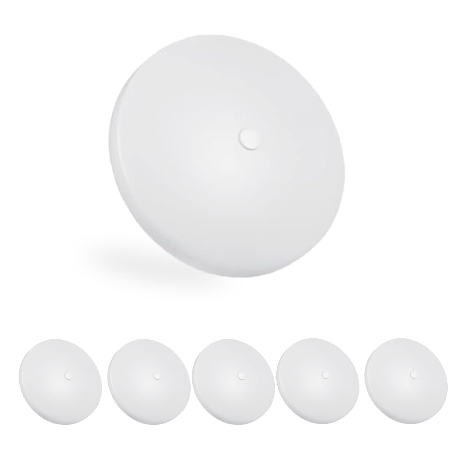 5CCT LED RV Dome Ceiling Lights,DC 12V Puck Light 5W,4.5 Inch 6Pack | On/Off Swi