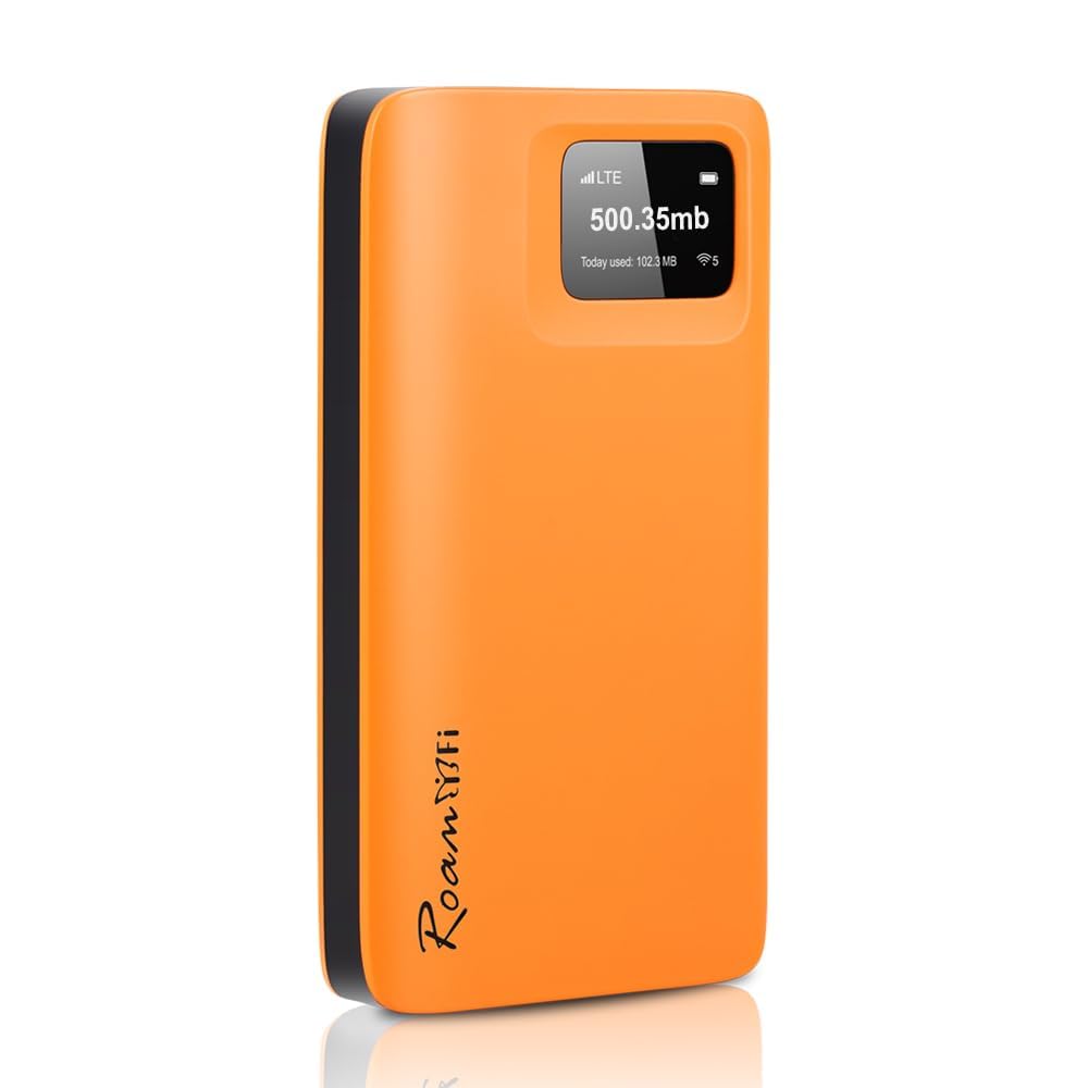 RoamWiFi Mobile Hotspot Pocket WiFi, Portable WiFi No SIM Card Needed, MiFi | 4G