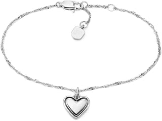 Fossil Women's Stainless Steel Fine Chain Bracelet with Lobster Clasp