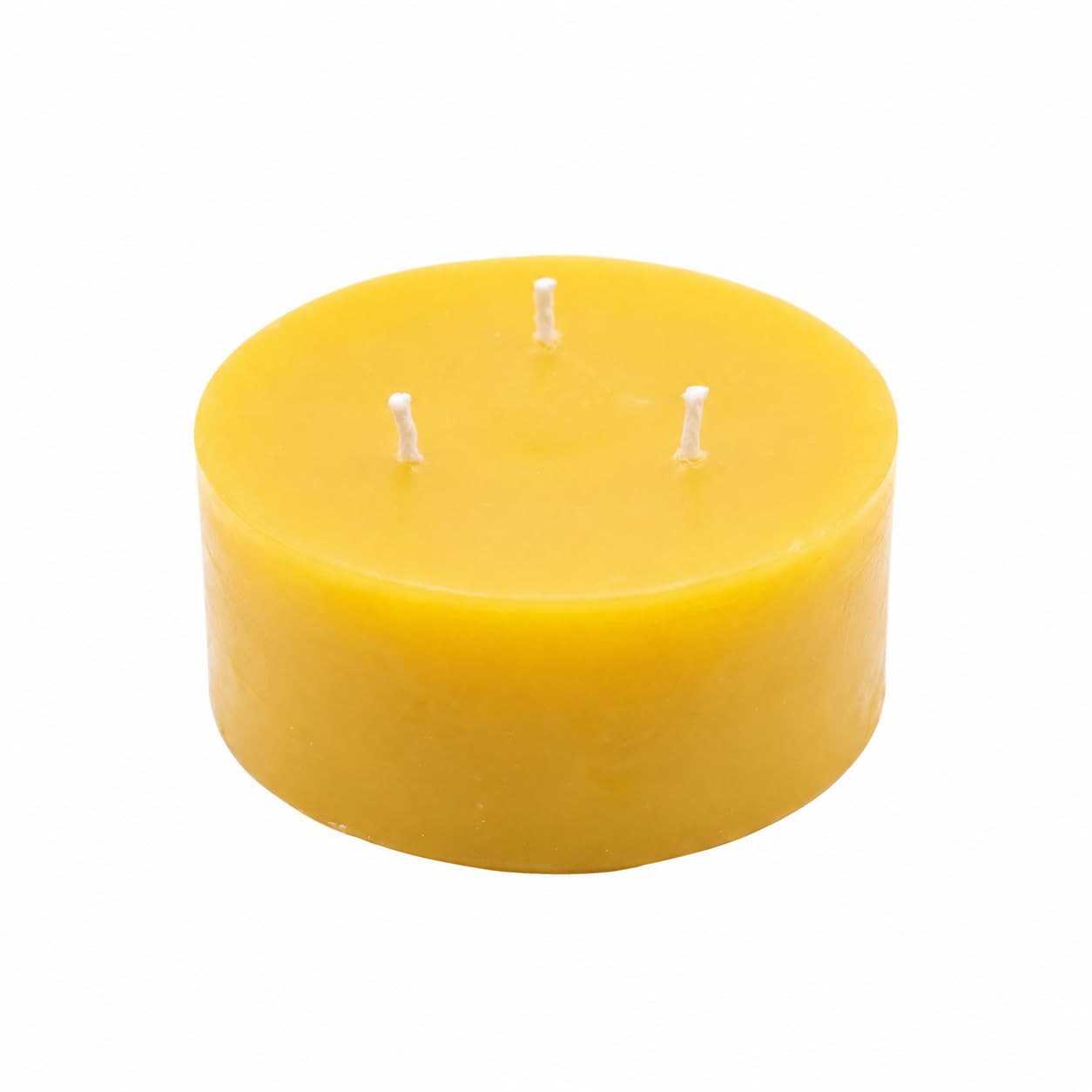 Bluecorn Beeswax 3-Wick Candle Refill, Unscented, 10 Oz | 100% Pure Natural Bees