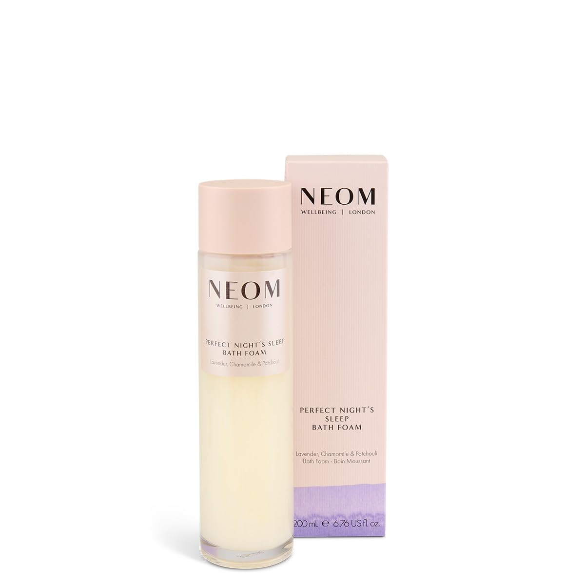 NEOM - Real Luxury Bath Foam (200ml) | 100% Natural Fragrance | Lavender, Jasmin