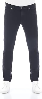 Lee Luke Men's Slim Fit Tapered Jeans Cotton Denim Stretch Blue Black Grey Size 39/40, 40/41, 41/42, 42/43, 43/44, 44/46, 46/48