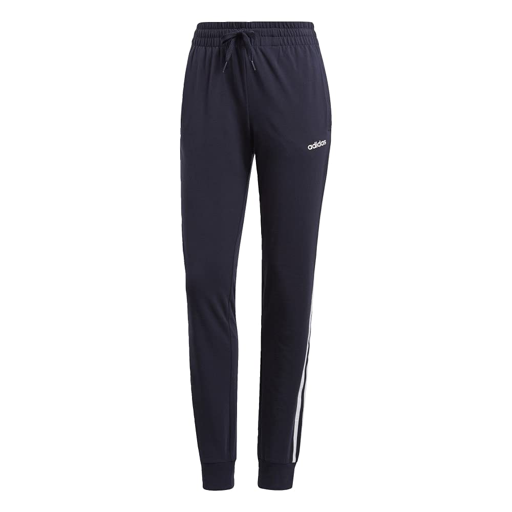 adidas Women's Essentials 3-Stripes Pants, Legend Ink/White, XS