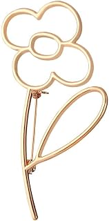 Ladies Simple Gold Alloy Lapel Pins