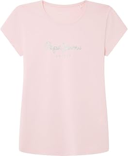 Pepe Jeans Hana Glitter S/S T-Shirt Girls & Girls