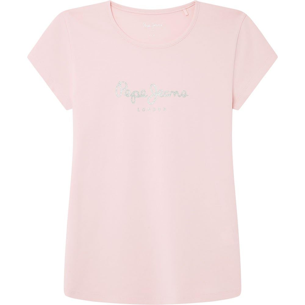 Pepe Jeans Hana Glitter S/S T-Shirt Girls & Girls