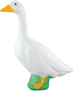 Fox Valley Traders Official Gaggleville 23" Large White Goose, Plastic | Garden Decor, Vibrant & Clean Painted Goose Feet-Indoor or Outdoor Decorative Figurine for Garden, Patio, or Entryway Accent