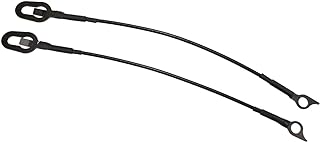 RLB-HILON Tailgate Cable Compatible with Dodge Ram 1500 2500 3500 | for 1994 to 2002 Year, for 55345124AB 55345125AB, Lift Gate Support Straps Pickup