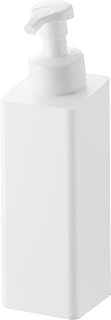 Yamazaki 10855 Magnetic Dispenser, Foam Type, White, W2.8 x D3.0 x H9.8 inches (W7 x D7.5 x H25 cm), Tower Floating Storage, Refill Bottle, Foam Detergent Dedicated