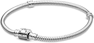 Pandora Snake Link Bracelet with Cylinder Clasp in Sterling Silver