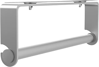 HUFEEOH Silver Paper Towel Holder Under Cabinet with Adhesive/Screw