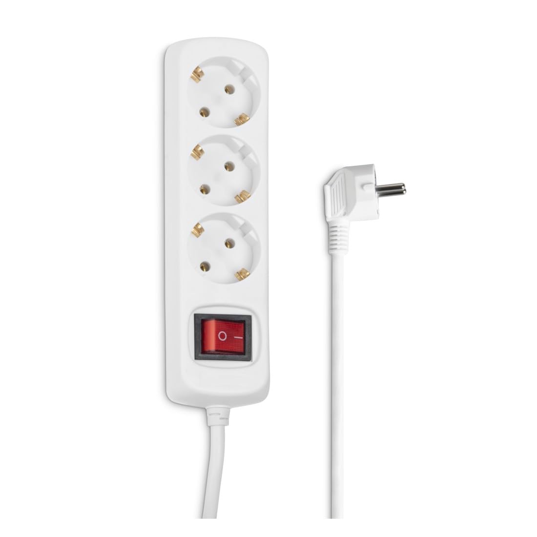 Hama 00030382 power extension - power extensions (White) | Multi-socket white wi