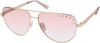 Harley-Davidson Women's Aviator Sunglasses Rose Gold Mirror