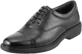 HYDRO-TECH Men's Antibacterial, Deodorizing, Anti-Slip, Static Release, Shock Absorbing, Blue Collection Business Shoes, Waterproof Leather, Lightweight