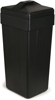 IPW Industries Inc-Structural (34619) 14" x 34" Squared Brine Tank Black; BT-1434-BK